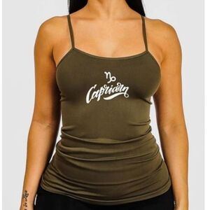 NEW! Capricorn Olive Green Tank Top